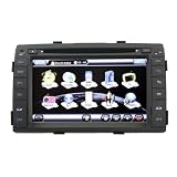 Koolertron (TM) For 2009 2010 2011 Kia Sorento / In-Dash DVD GPS Navigation Radio Multimedia System AV Receiver and 7" HD Touchscreen and SWC iPod PIP RDS Virtual-CDC