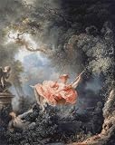 The Swing - Jean-Honore Fragonard: Counted Cross Stitch Chart (Large size symbols)