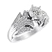 14K Crafted Diamonds ring with 40 Round diamonds (center stone not included)