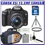 Canon EOS Rebel XSi (a.k.a. 450D) SLR Digital Camera Kit w/ 18-55mm IS Lens + Spare LP-E5 Li-ion Battery + 16GB + Standard Shooters K#2
