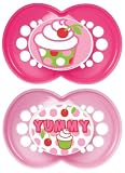 from Mam Uk MAM 6+ Months Pink Yummy Soothers (2-Pack) (Model SR3602G)