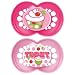 MAM 6+ Months Pink Yummy Soothers (2-Pack)