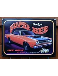 From Amazon.com. Click for details:
 Home: Dodge Super Bee Six Pack Car Tin Sign - 4&1 Imports Inc Home: Dodge Super Bee Six Pack Car Tin Sign - 4&1 Imports Inc