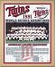 Maple 11x13 1991 Minnesota Twins World Series Championship Team Photo Plaque