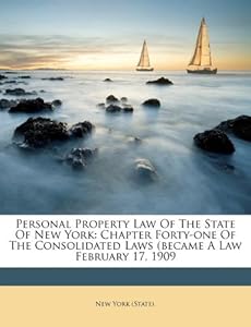 True Makeup on Personal Property Law Of The State Of New York Chapter Forty One Of