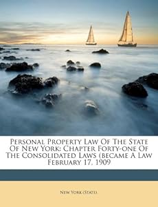 True Makeup on Personal Property Law Of The State Of New York  Chapter Forty One Of