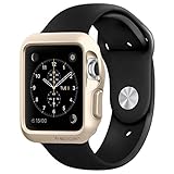 Apple Watch ケース, Spigen? [エアクッションテクノロジー] スリム・アーマー 液晶保護フィルム 2枚入 アップル ウォッチ (42mm) 【国内正規品】(2015) (ゴールド【SGP11506】)