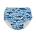 i play. Baby Boys Snap Reusable Absorbent Swimsuit Diaper, Blue Undersea, 18mo