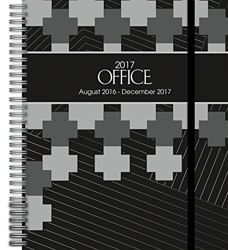 Wells Street by Lang Office Deluxe Planner, 17 Month Calendar August 2016-December 2017 (17997061028)