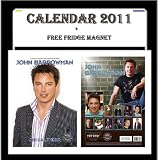 JOHN BARROWMAN 2011 CALENDAR + FREE JOHN BARROWMAN FRIDGE MAGNET