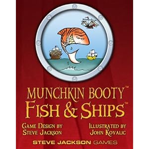 Pirate card game: Munchkin Booty Fish and Ships expansion