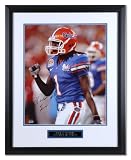 Reggie Nelson Florida Gators Framed Autographed 16x20 Photograph with 2006 Champs Inscription