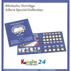 M�nzalbum 2-EUR (Euro) Special-Collection f�r "R�mische Vertr�ge": f�r 17 2-EUR-Gedenkm�nzen