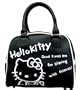 Hello Kitty Black Bowler Bag