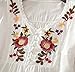 Efashionmx Womens Embroidered Peansant Blouse Dressy Tunic Tops