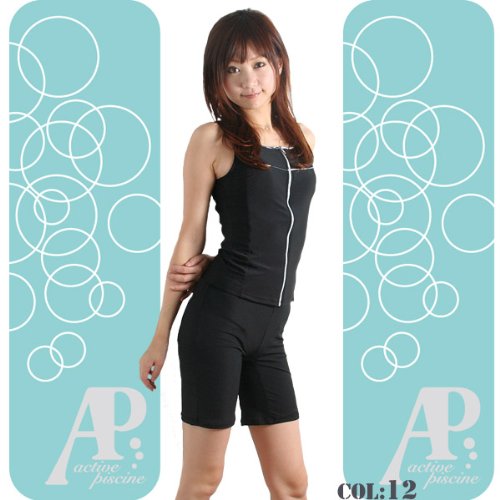 Active Piscine フラワーライン タンク型セパレート・フィットネス水着【レディース】