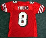 Steve Young Autographed/Hand Signed San Francisco 49ers Red Jersey HOF 2005 PSA/DNA