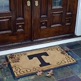 TENNESSEE VOLUNTEERS Team Logo Full Sized Coir Fiber DOOR MAT (24 x 39) by Memory Company