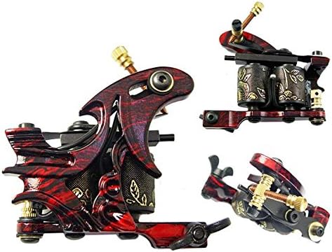 Afterlife Custom Irons Tattoo Gun Machine 10-Wrap Coils Shader - Green