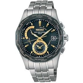 SEIKO (セイコー) 腕時計 BRIGHTZ ブライツ ワールドタイムソーラー 電波時計 SAGA001 メンズ