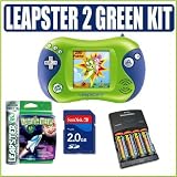 Leapfrog Leapster 2 Green & 2GB Accessory Bundle