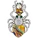 Jewelry : Pugster Gold Plated Mother Spider Brooch