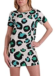 Sexy Leopard Print Short Summer Party Dress/Mini Dress 