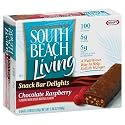 South Beach Living Snack Bar Delights Chocolate Raspberry Bars (6 per box) Six Boxes
