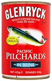 Glenryck Atlantic Pilchards in Brine 425 g (Pack of 12)