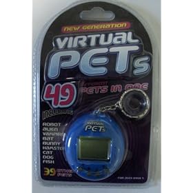 1 Dozen Virtual Pet Keychains-49 Pets in One by 