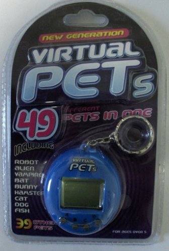Childrens Toyshop  Toys : 1 Dozen Virtual Pet Keychains-49 Pets in One