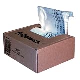 Powershred Waste Bags, Shredder Bags For Most Personal Shredders, 10 Gallon Capacity, 100 Per Carton, Clear