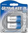 Ultralast UL-123/2 3V CR123 Photo Lithium Battery Retail Pack (Discontinued by Manufacturer)