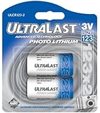 Ultralast UL-123/2 3V CR123 Photo Lithium Battery Retail Pack (Discontinued by Manufacturer)