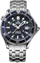 Omega Seamaster GMT Mens Blue Dial Stainless Steel Automatic Watch 2535.80