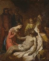 Study Of The Lamentation On The Dead Christ Benjamin West Art Print