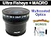 NEW 0.18X HD ULTRA-WIDE Panoramic Fisheye Macro Lens For the Olympus PEN E-PL3, E-P3, E-PM1 Digital Cameras Which Have Any Of These (14-42mm (4/3 system), 40-150mm, 70-300mm) Olympus Lenses. UltraPro BONUS Included: Mini Tripod, Cleaning Kit, LCD Camera Screen Protector