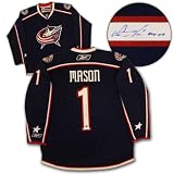 STEVE MASON Columbus Blue Jackets SIGNED ROY-09 Jersey