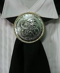 Scarf Slide Gold Rope Edge