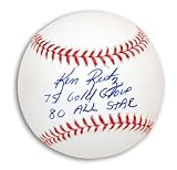 Ken Reitz Autographed Baseball with 75 Gold Glove and 80 All Star Inscription