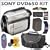 Sony DCR-DVD650 DVD Handycam� Camcorder + 8GB Memory Stick + Sony Case + Extra Battery + Camcorder Deluxe Accessory Kit