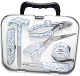 Surebonder HTK-300  - 6 Piece Tool Kit For Her- Floral Pattern, with Case