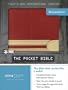 The TNIV Pocket Bible