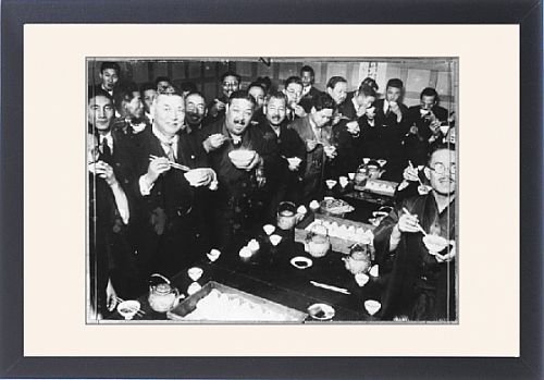 Framed Prints of Eating With Chopsticks from Mary Evans