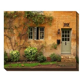 Blue Garden Designs #63822OD Stanton House Outdoor Canvas Art, 40-inch-by-30-inch by 