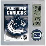 Vancouver Canucks Digital Desk Clock