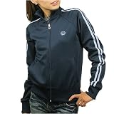 FRED PERRY　TRICOT　TWIN　TAPE TRACK JACKET《Ladys：ダークカーボン》トラックジャケット トリコットツインテープ　フレッドペリー J4775-395