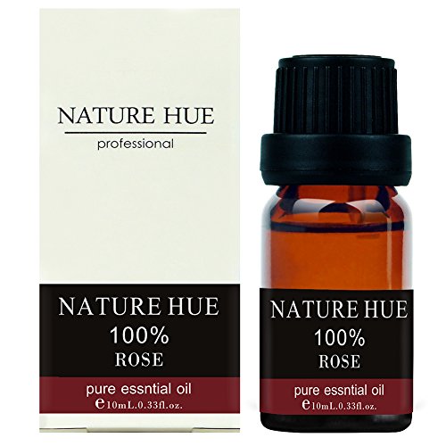 Nature Hue - Rose Essential Oil 10 ml, 100% Pure Therapeutic Grade, Undiluted