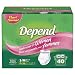 Depend Extra Absorbent Female Underwear, Small-Medium, 40-Count Packages