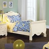IMAGE OF Diana Sleigh Twin Bed In White by Standard Furniture